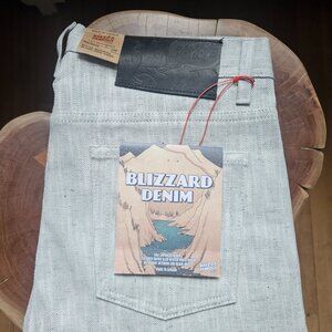 Naked & Famous Blizzard Denim NWT Weird Guy Size 32